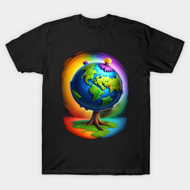 Earth Day Celebration T-Shirt by Hunter_c4 "Click here to uncover more designs"